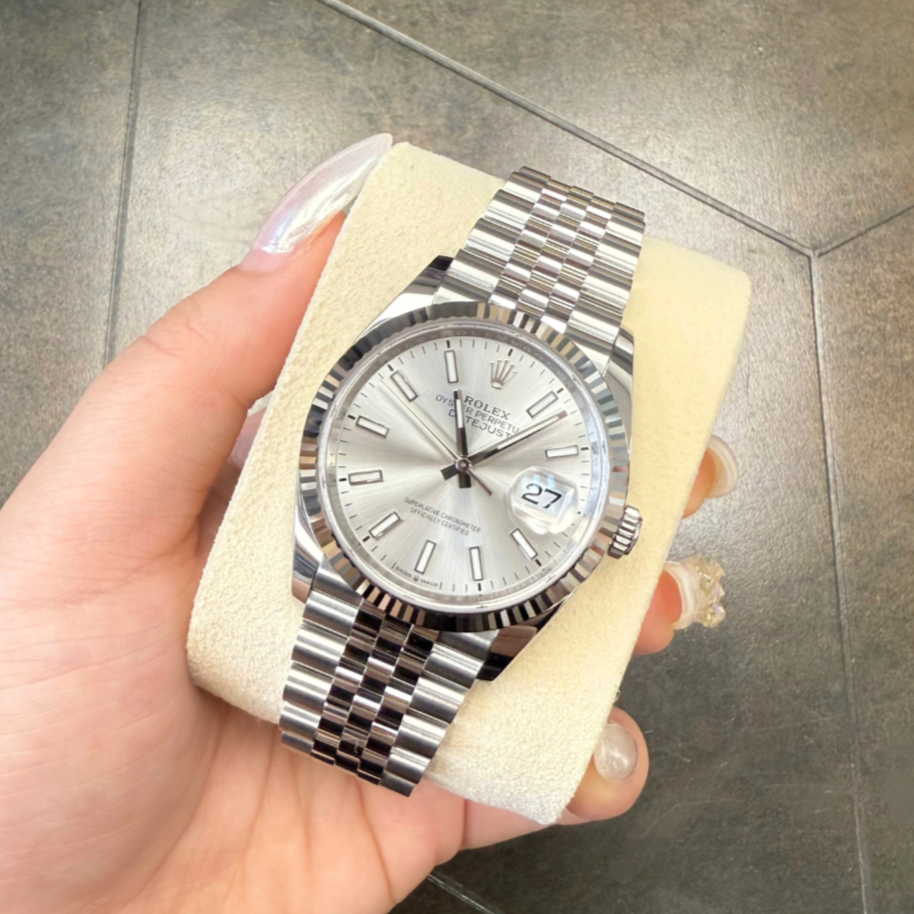 Datejust 36 White Jubilee, Oystersteel and White gold, 126234