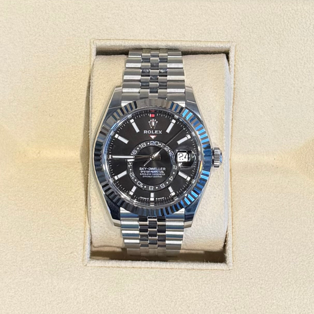 Sky-Dweller Black Jubilee, Oystersteel and White gold, 336934