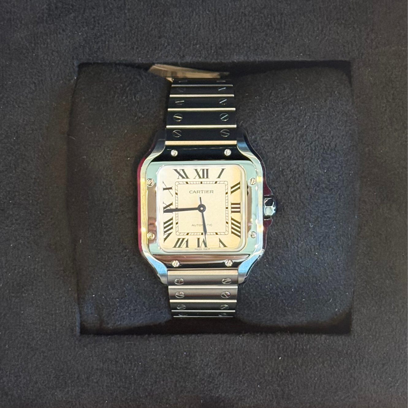Santos Medium White Dial, Stainless Steel, WSSA0029