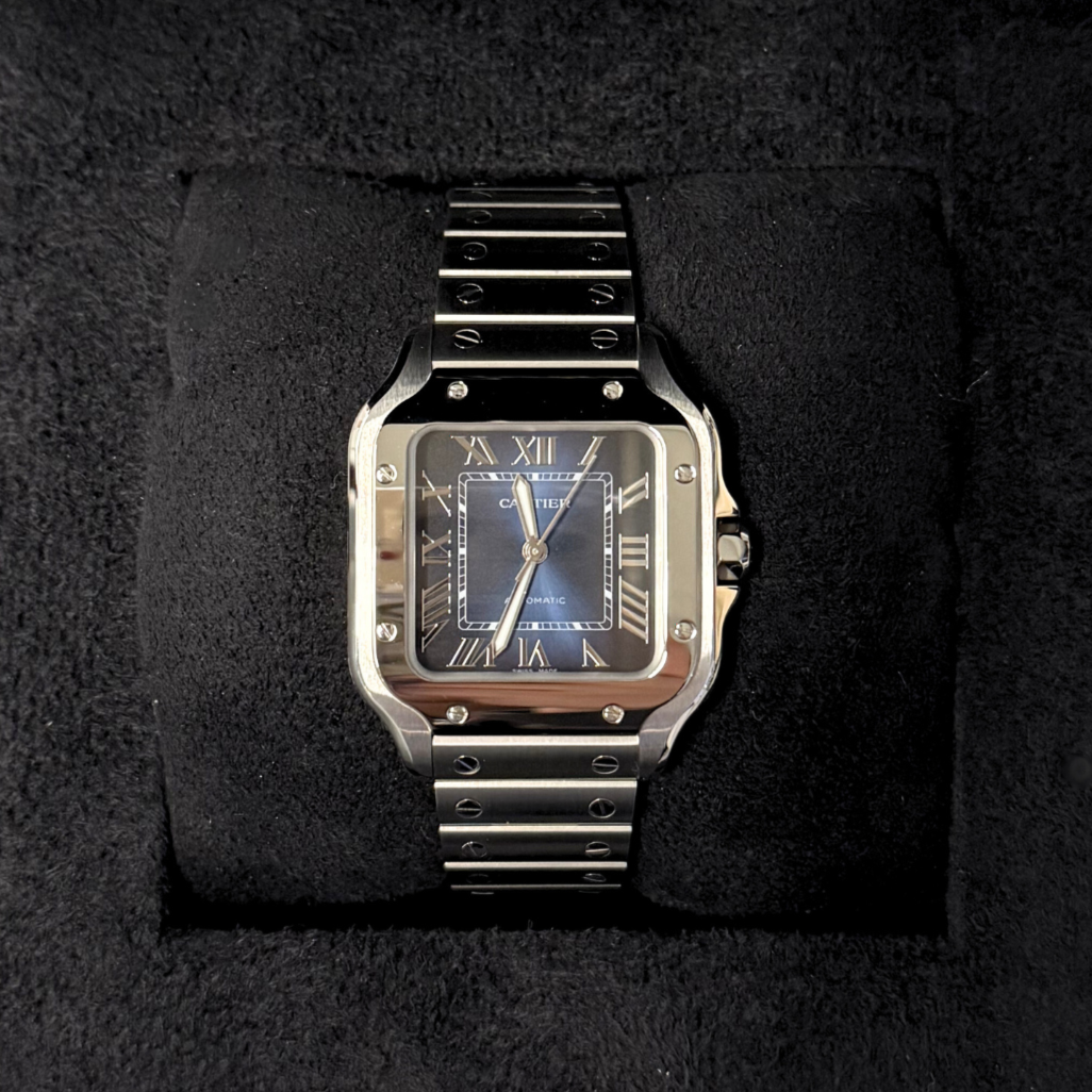 Santos Medium Blue Dial, Stainless Steel, WSSA0063