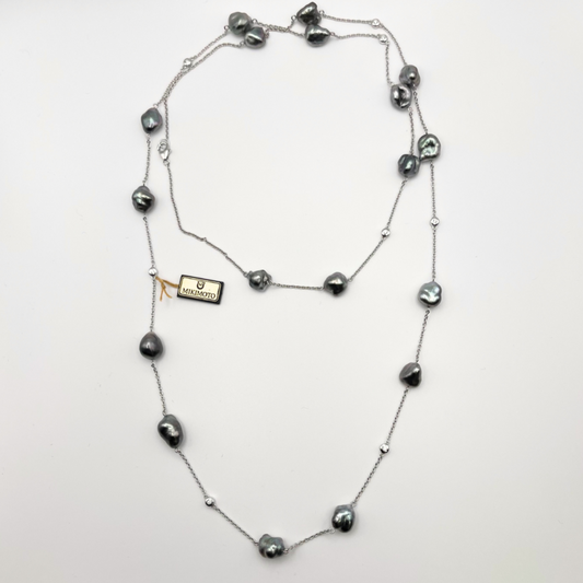 18KT WLG Pearl 8mm Necklace