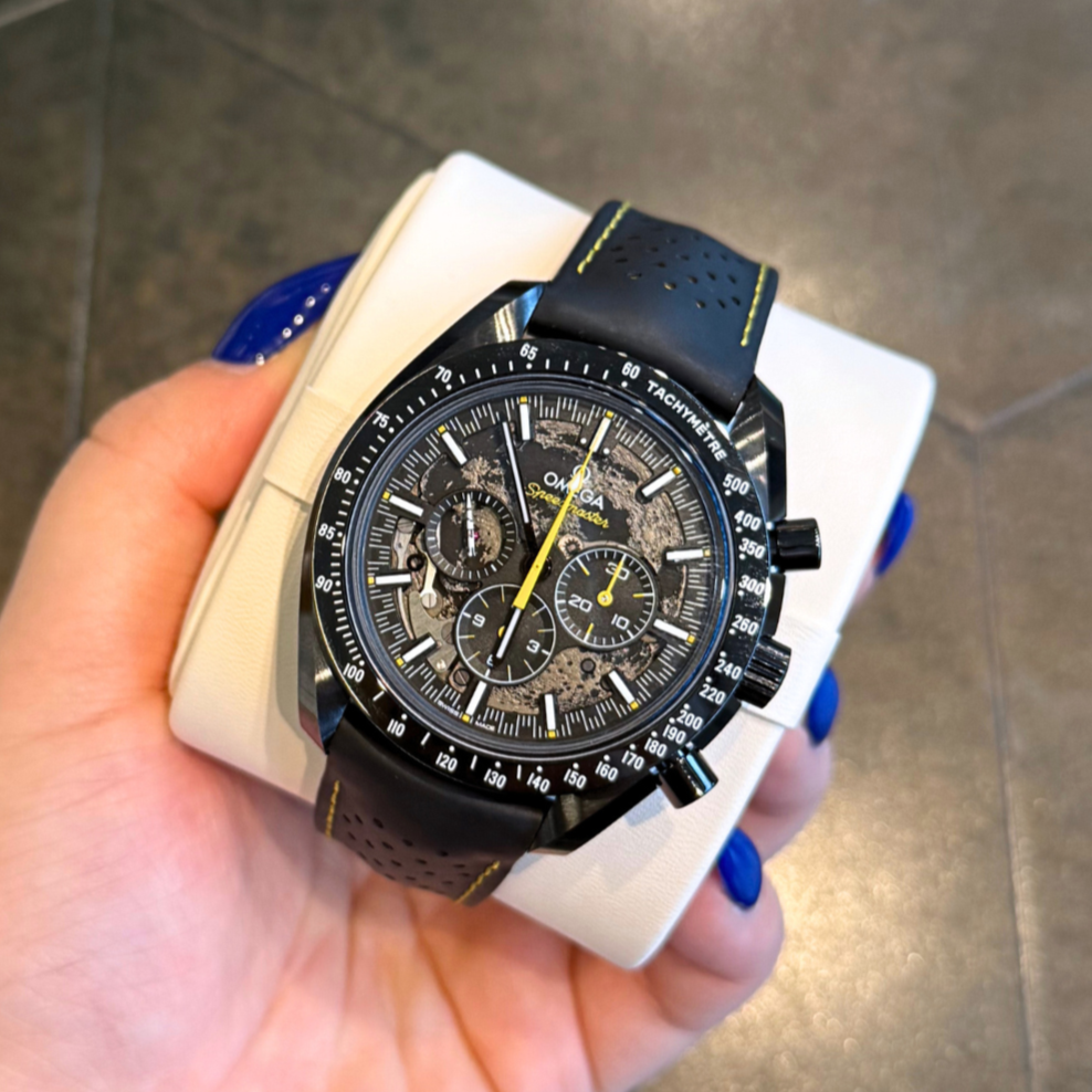 Speedmaster Dark Side of the Moon, 44.25mm, Black Ceramic on Rubber, 310.92.44.50.01.001