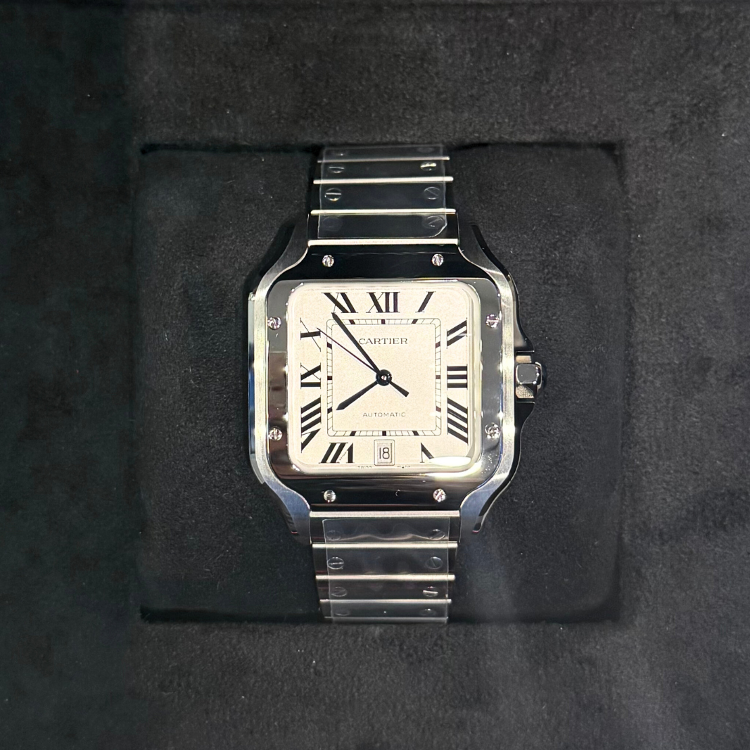 Santos Large White Dial, Stainless Steel, WSSA0018