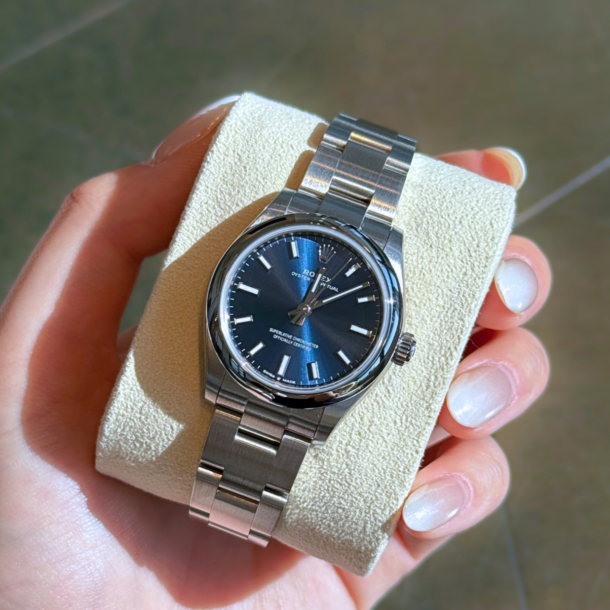 Oyster Perpetual 31 Med Blue, Oystersteel, 277200