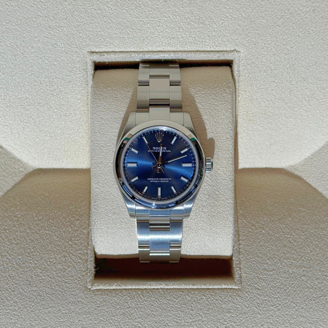 Oyster Perpetual 31 Med Blue, Oystersteel, 277200