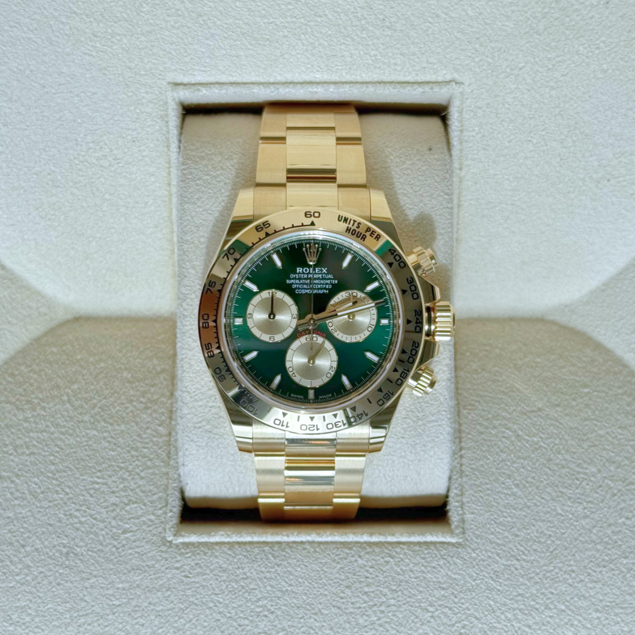 Cosmograph Daytona "John Mayor" Oyster, Yellow gold, 126508