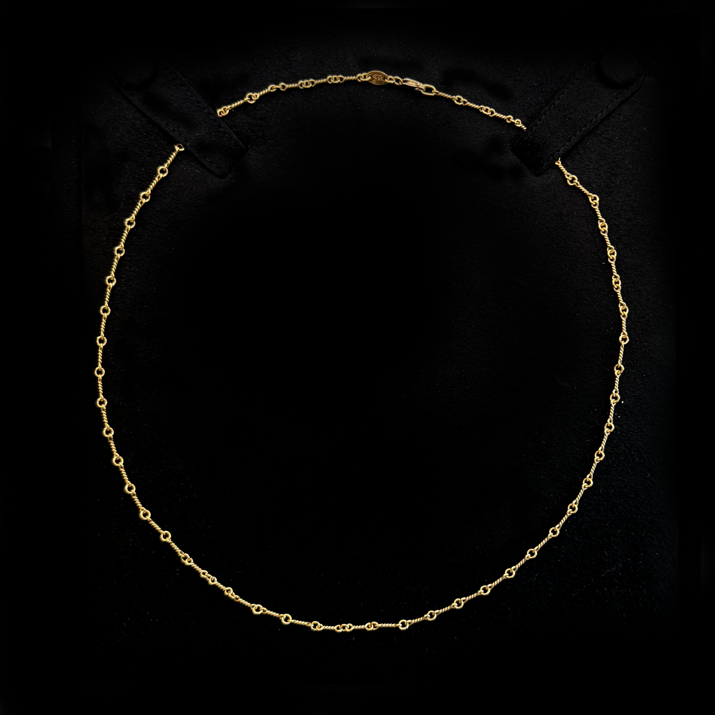 22K Yellow Gold Twisted Chain