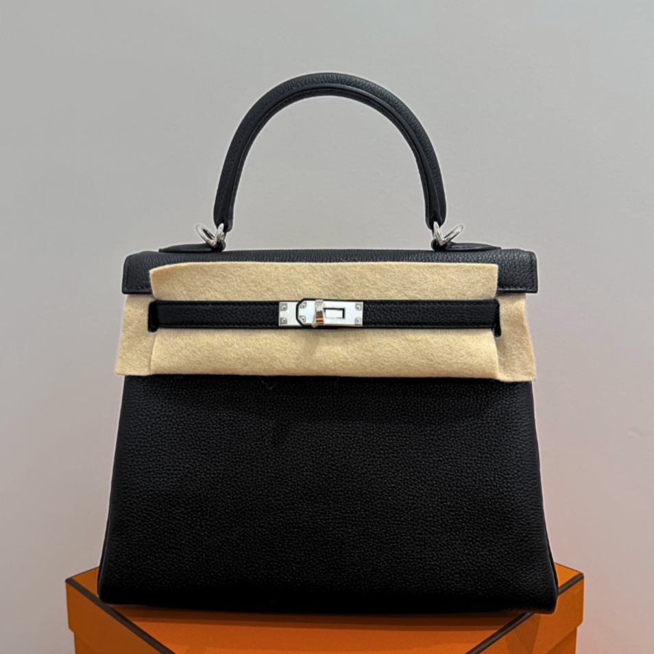 Kelly 25 Togo - (89) Noir