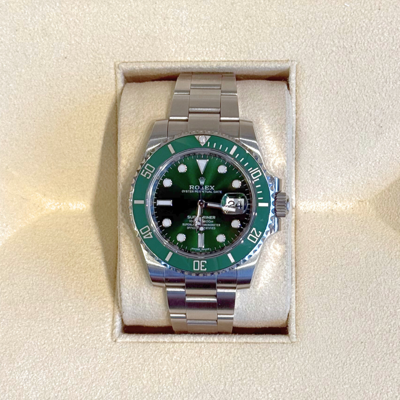 Submariner Date "Hulk", Oystersteel, 116610LV