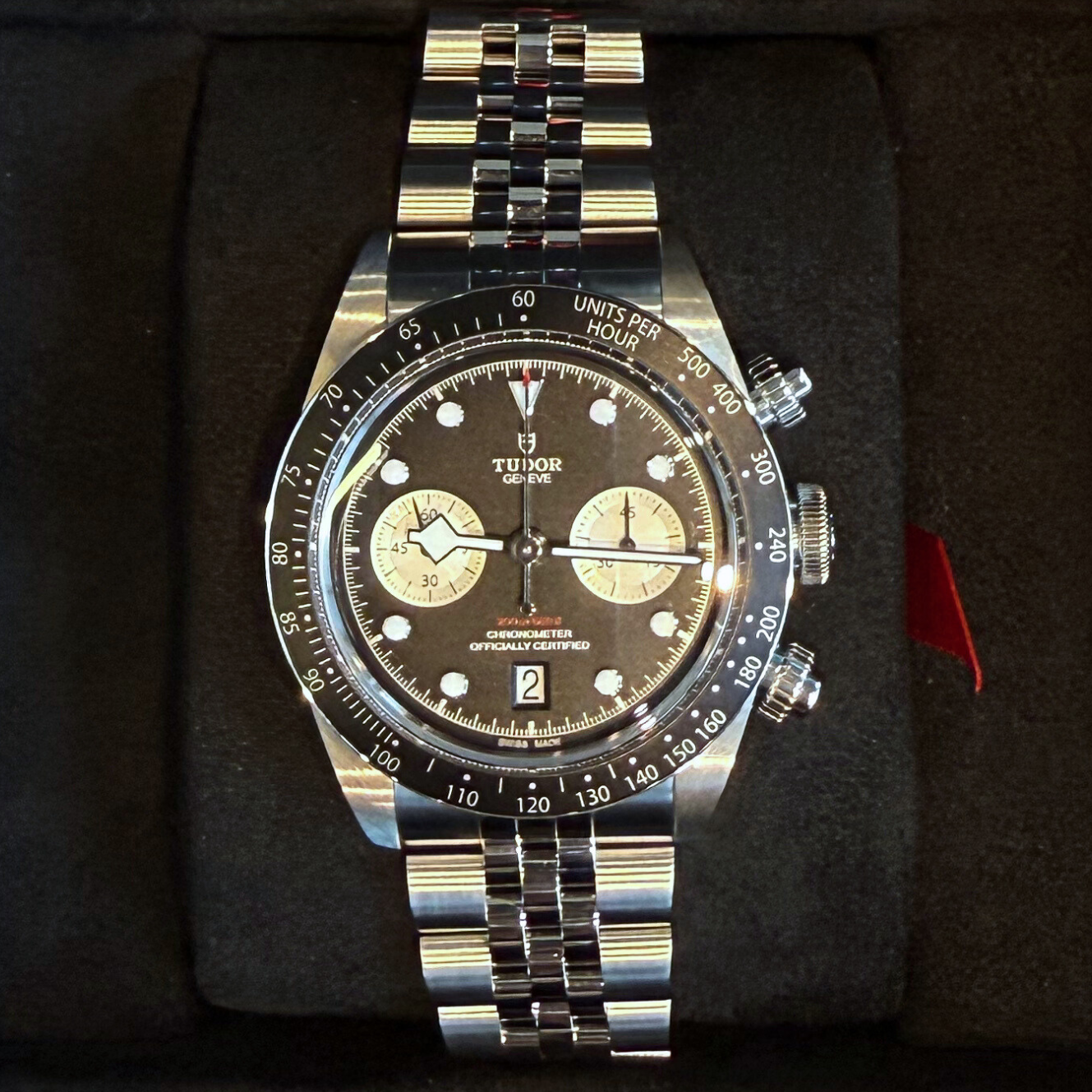 Tudor Black Bay Chrono 41mm Black with silver counters, m79360N-0013