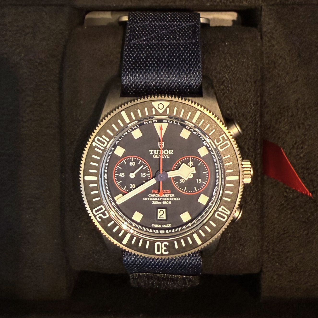 Pelagos FXD Chrono 43mm Red Bull, m25807kn-0001
