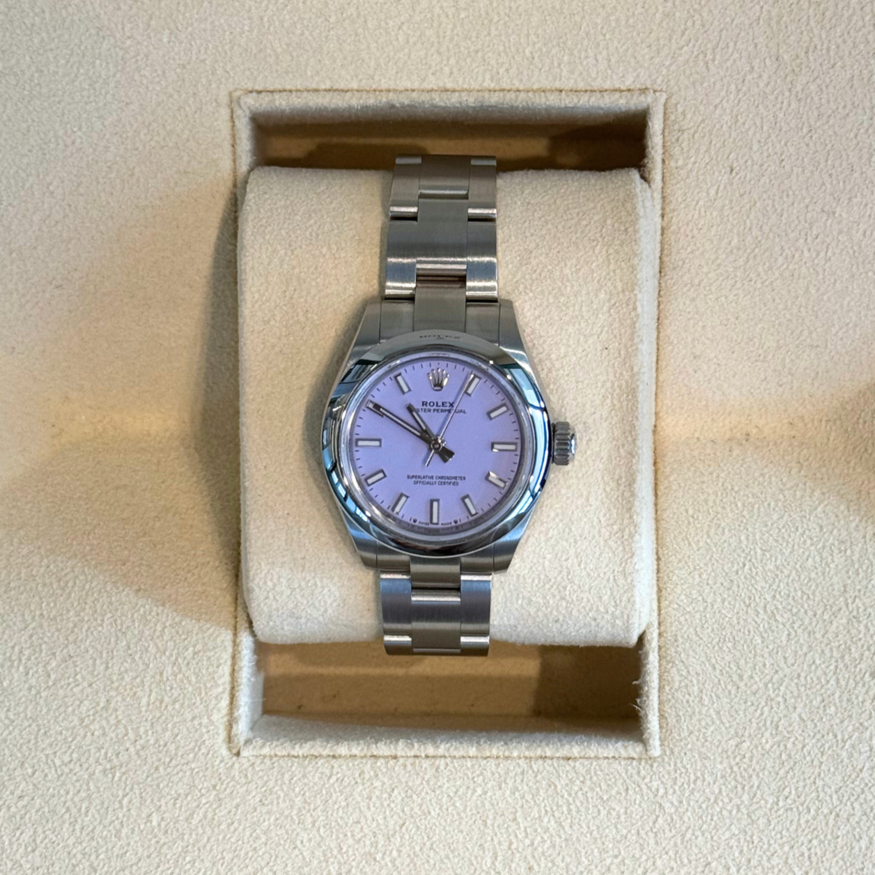 Oyster Perpetual 28 Lavender, Oystersteel, 276200