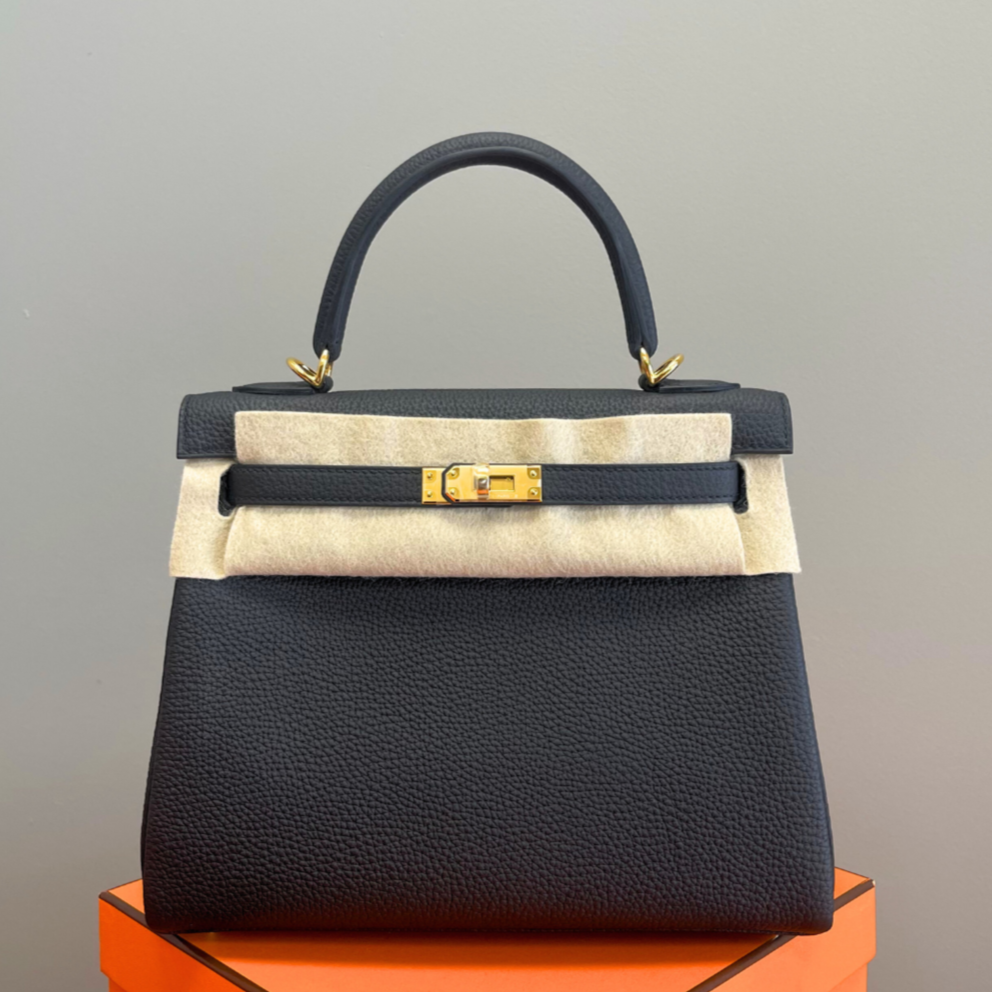 Kelly 25 Togo - (89) Noir