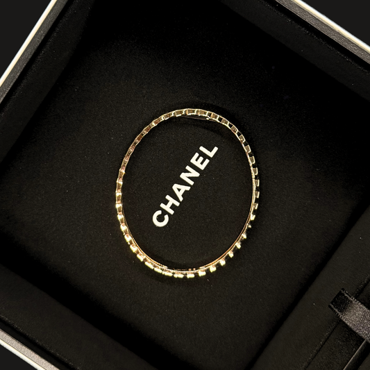 COCO Crush Bracelet, Quilted Motif, Mini, 18K BEIGE GOLD