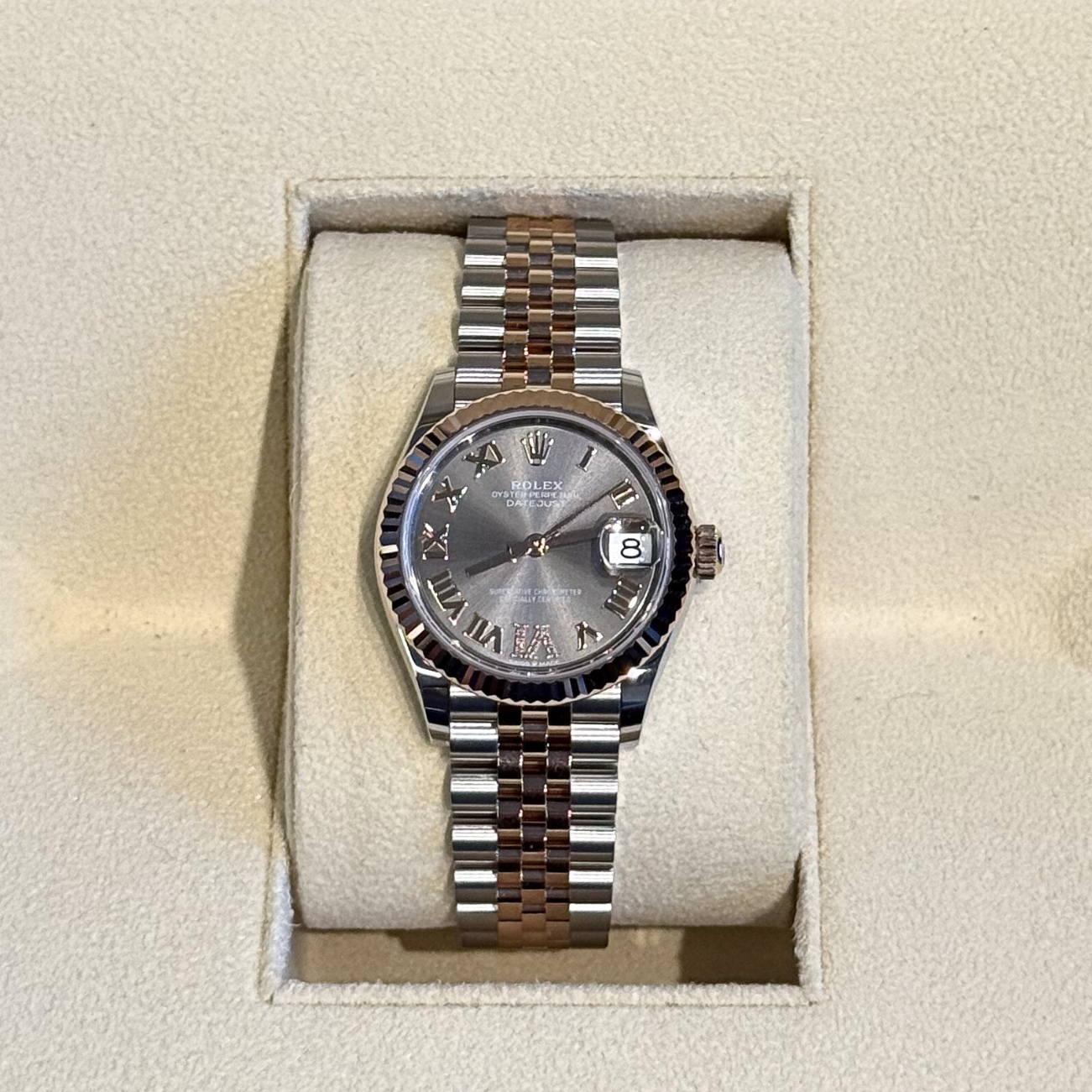 Datejust 31 Slate Jubilee, Oystersteel and Everose gold, 278271