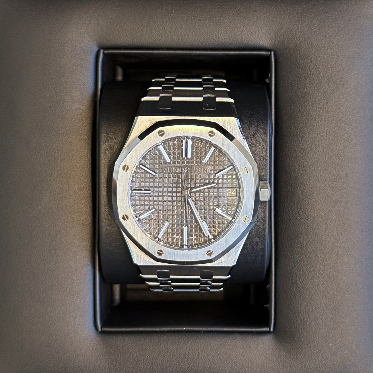 Royal Oak 41mm Grey, Stainless steel, 15510ST