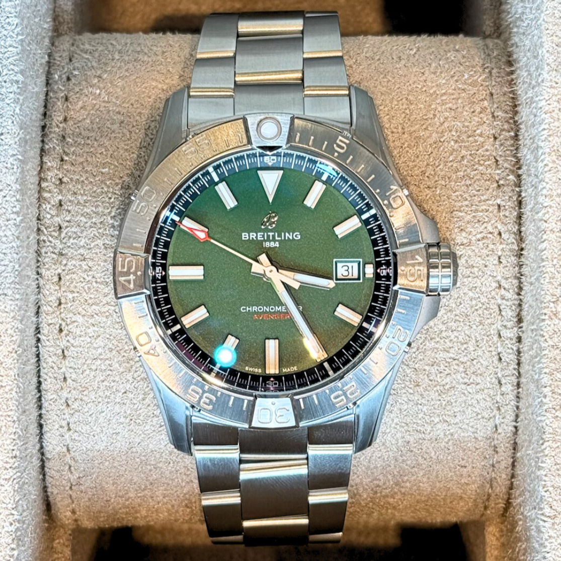 Mens Avenger Automatic 42 Green, A17328101L1A1