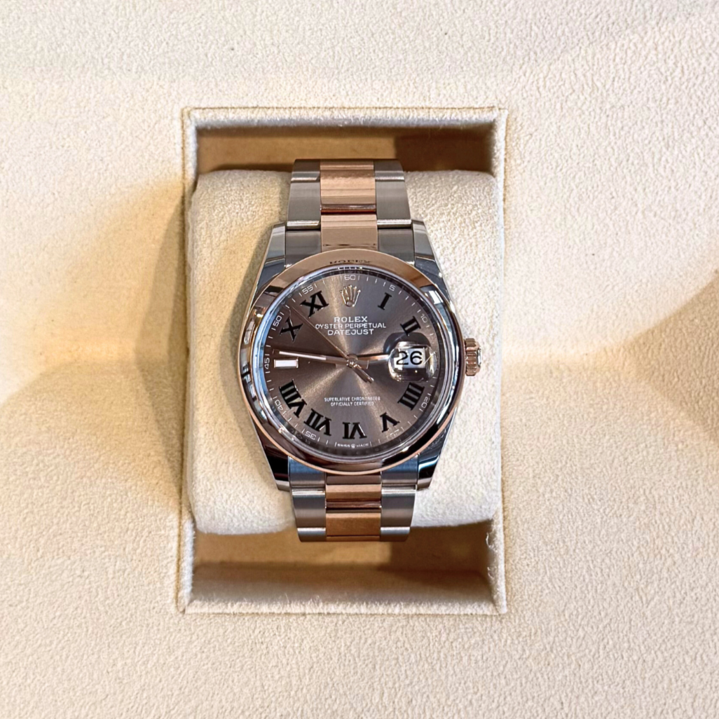 Datejust 36 Slate Oyster, Oystersteel and Everose gold, 126201