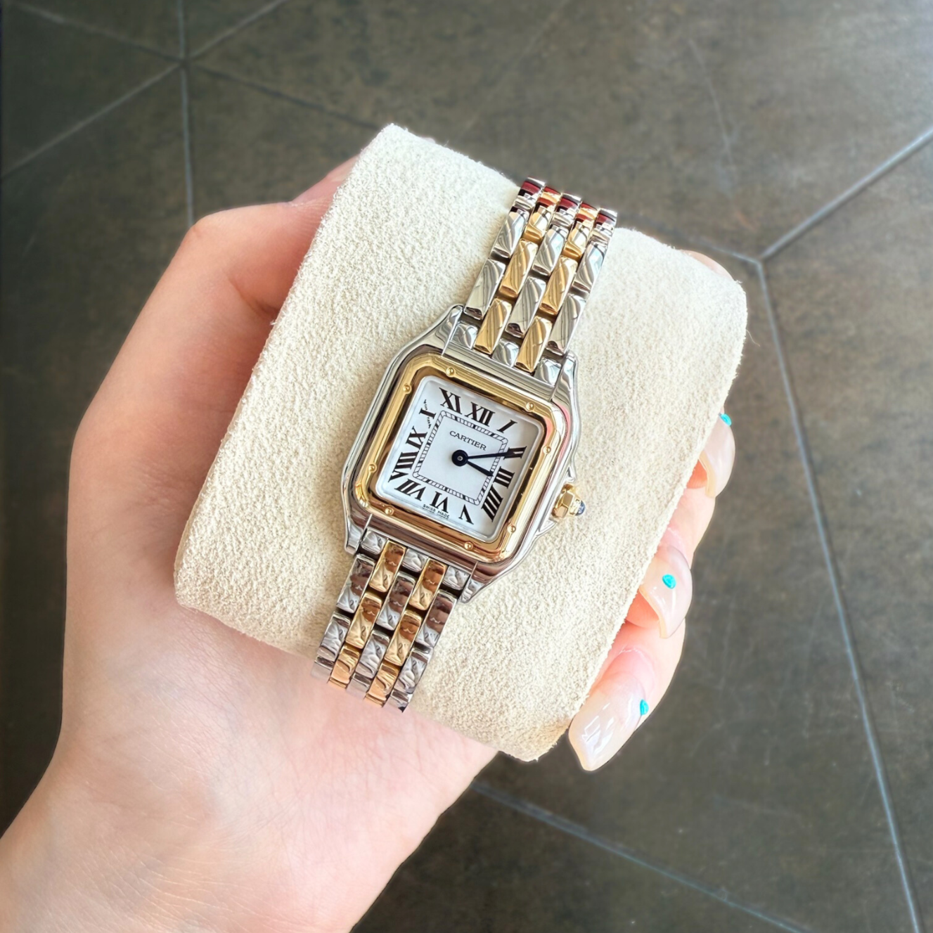 Panthère Small Yellow Gold, Gold and Stainless Steel, W2PN0013