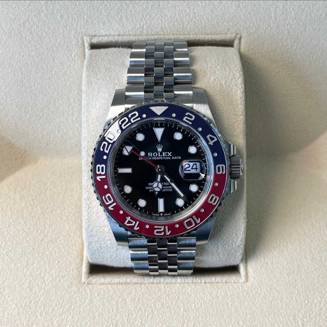 GMT- Master II "Pepsi" Jubilee, Oystersteel, 126710BLRO