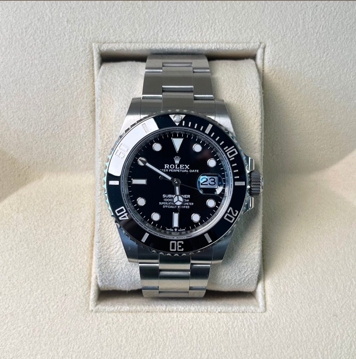 Submariner Date, Oystersteel, 126610LN