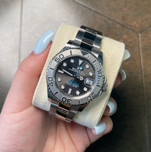 Yacht-Master 37 Slate, Oystersteel and Platium, 268622