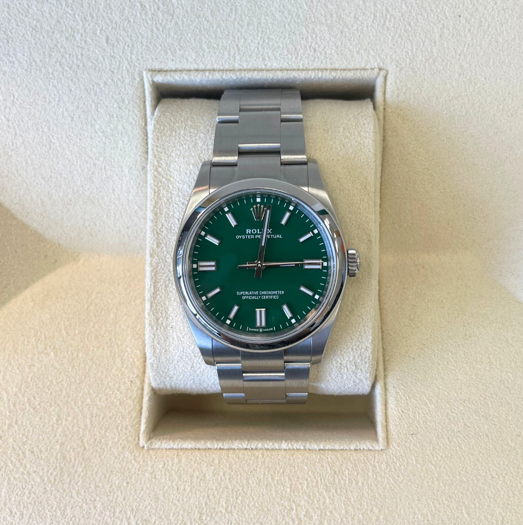 Oyster Perpetual 36 Green, Oystersteel, 126000