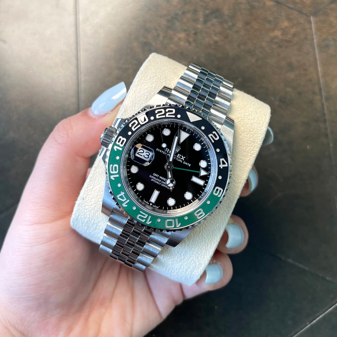 GMT-Master II "Sprite" Jubilee, Oystersteel, 126720VTNR