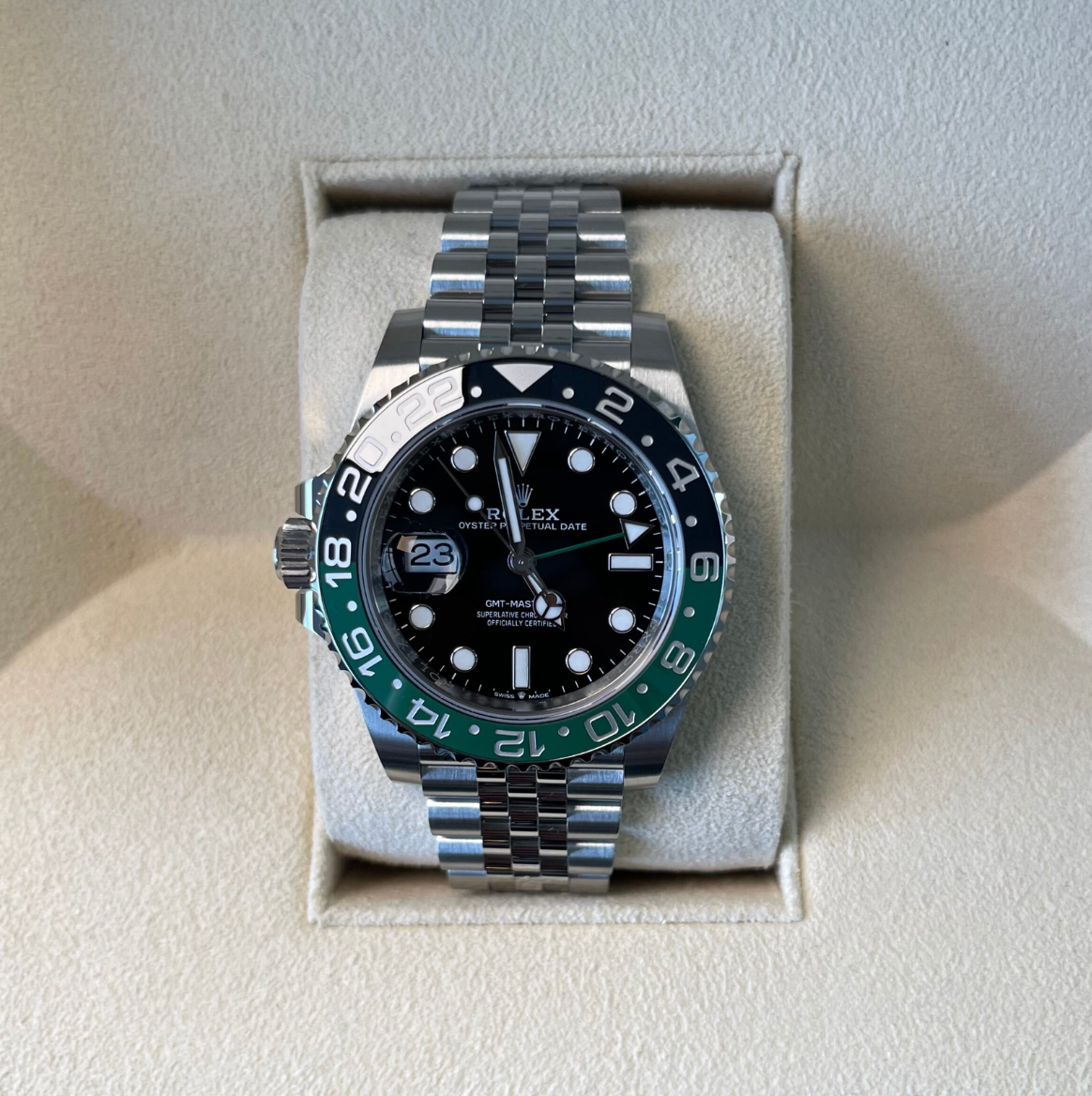 GMT-Master II "Sprite" Jubilee, Oystersteel, 126720VTNR