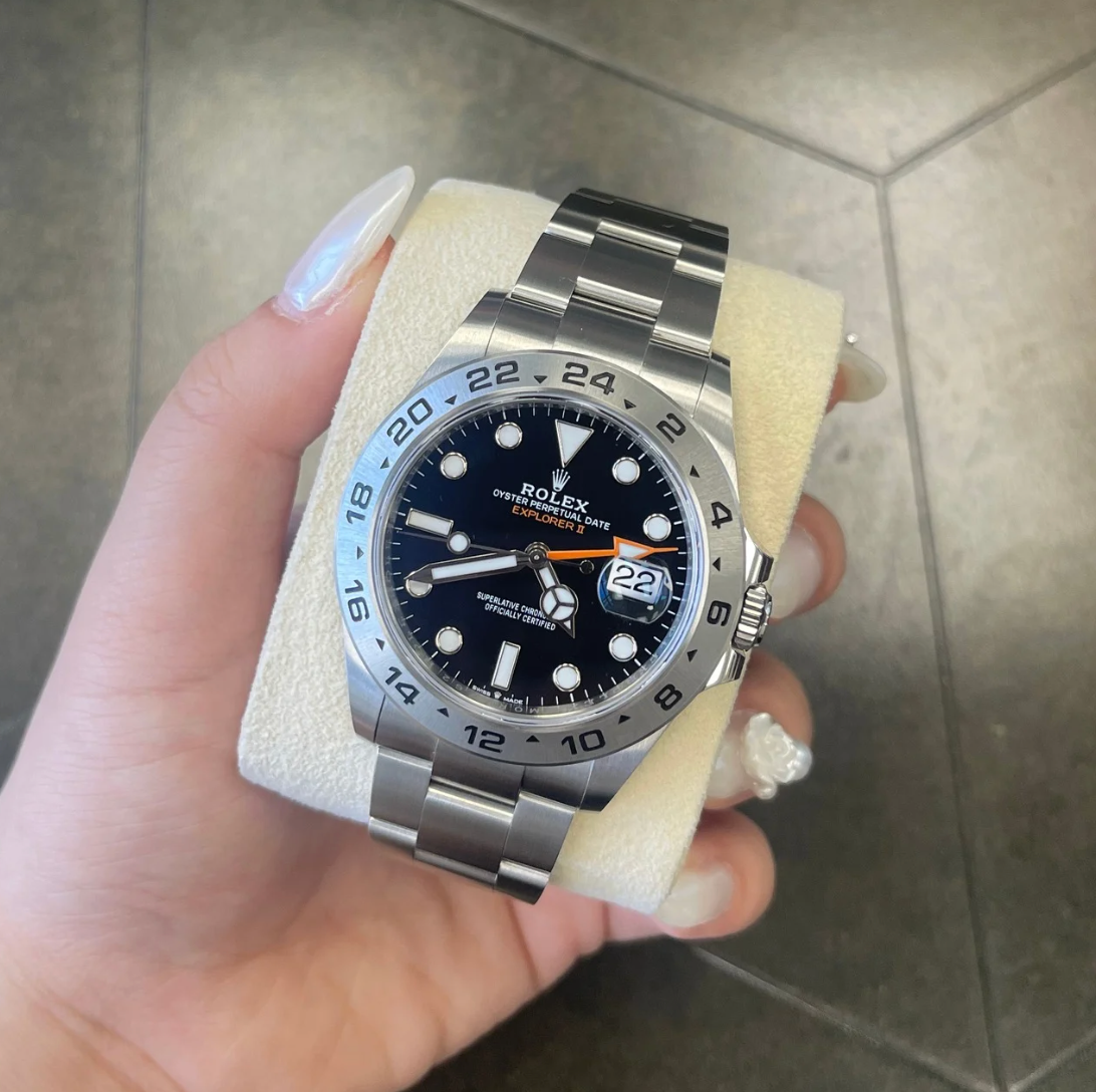 Explorer II Black, Oystersteel, 226570