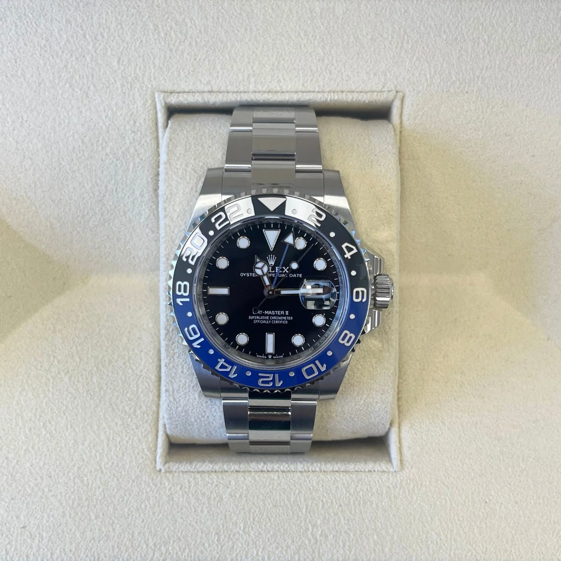 GMT-Master II "Batman" Oyster, Oystersteel, 126710BLNR