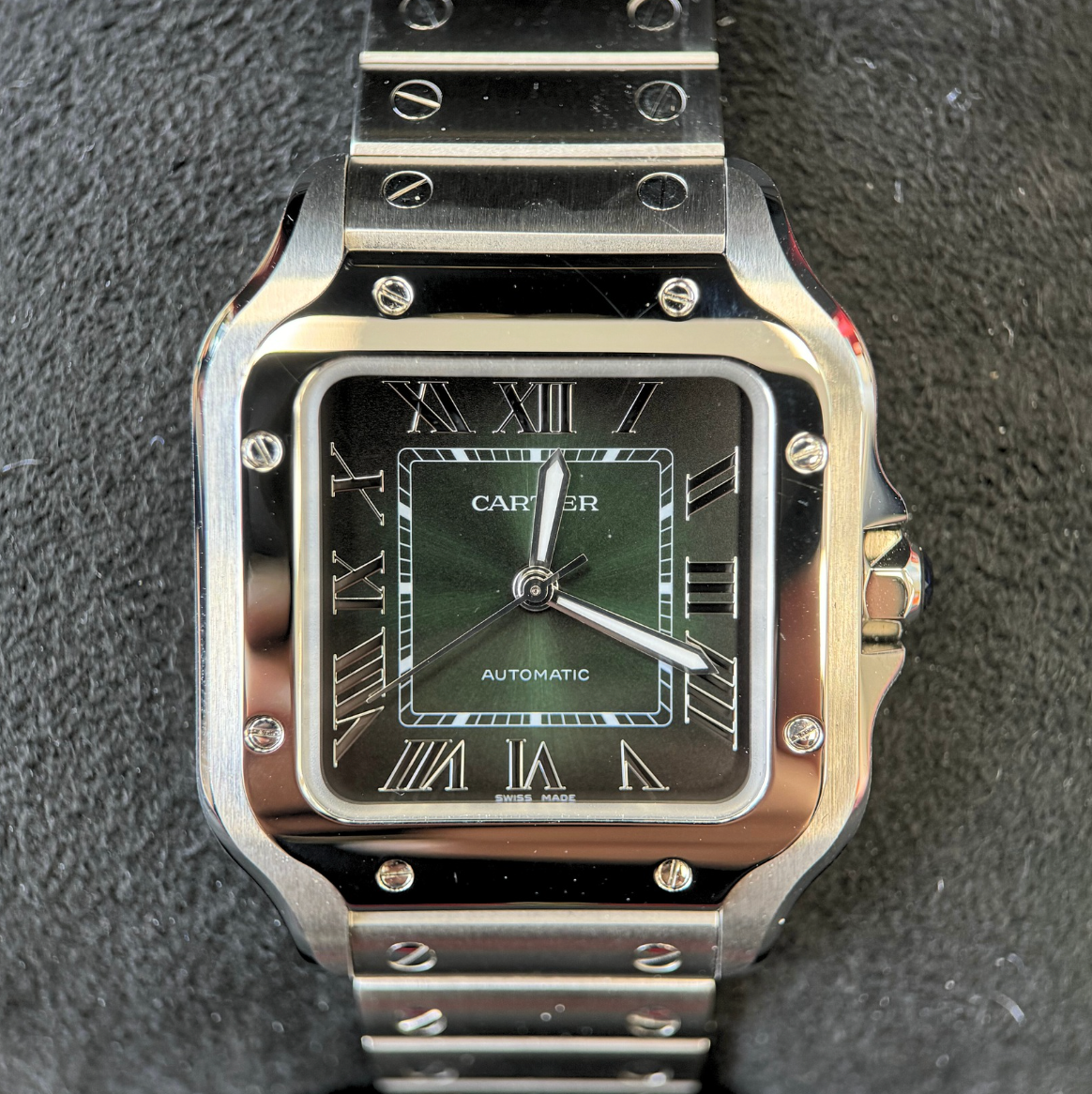 Santos Medium Green Dial, Stainless Steel, WSSA0061