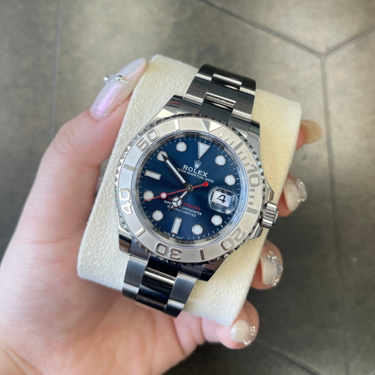 Yacht-Master 40 Blue, Oystersteel and Platium, 126622
