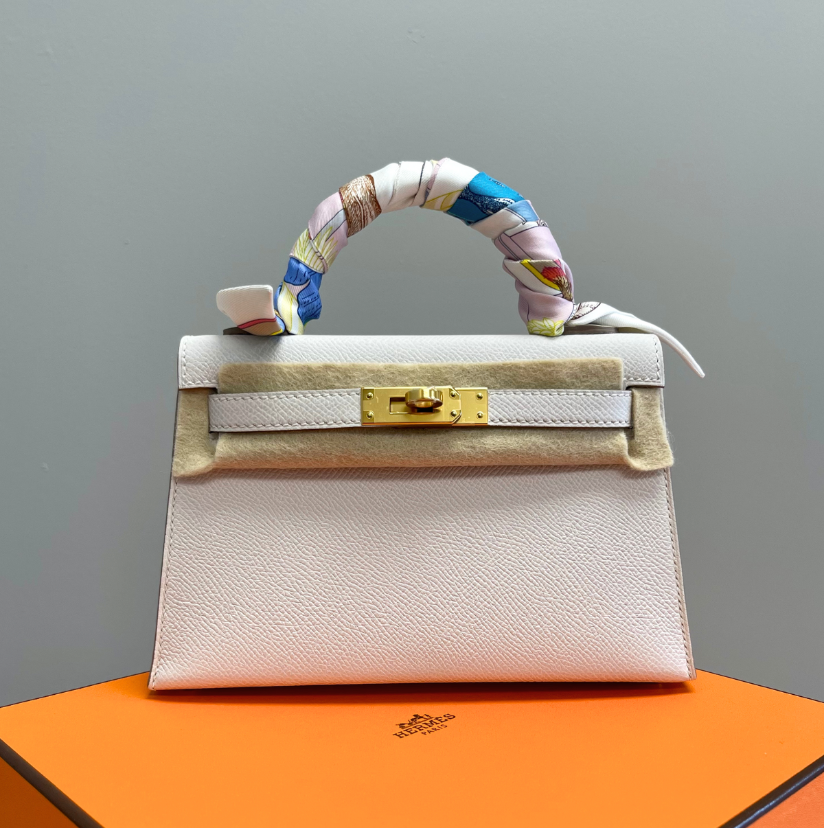 Kelly Mini II Epsom - (10) Craie