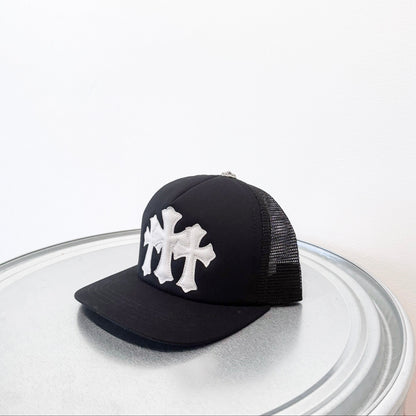 Triple Cemetery Cross Trucker Cap