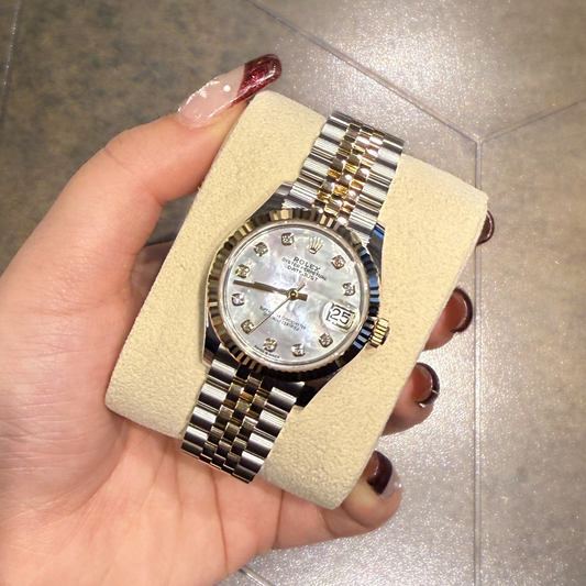 Datejust 31 MOP with Diamond-set Jubilee, Oystersteel and Yellow gold, 278273G
