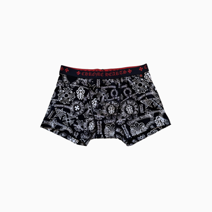 Mixed Motif Short Boxer Brief