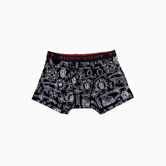 Mixed Motif Short Boxer Brief