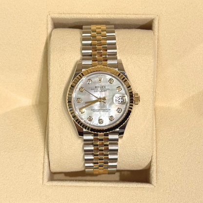 Datejust 31 MOP with Diamond-set Jubilee, Oystersteel and Yellow gold, 278273G