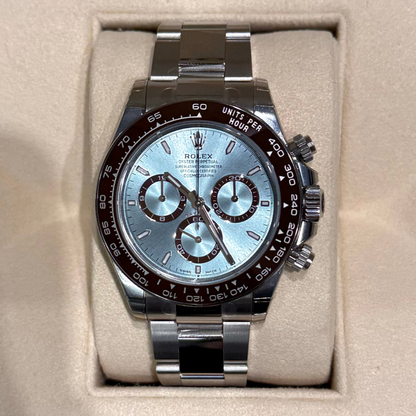 Cosmograph Daytona Ice Blue, Platinum, 126506