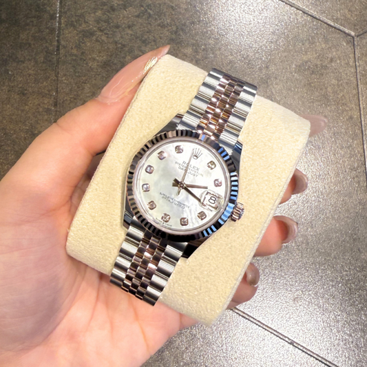 Datejust 31 MOP with Diamond-set Jubilee, Oystersteel and Everose gold, 278271G