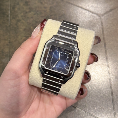 Santos Medium Blue Dial, Stainless Steel, WSSA0063