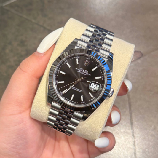 Datejust 41 Black Jubilee, Oystersteel and White gold, 126334