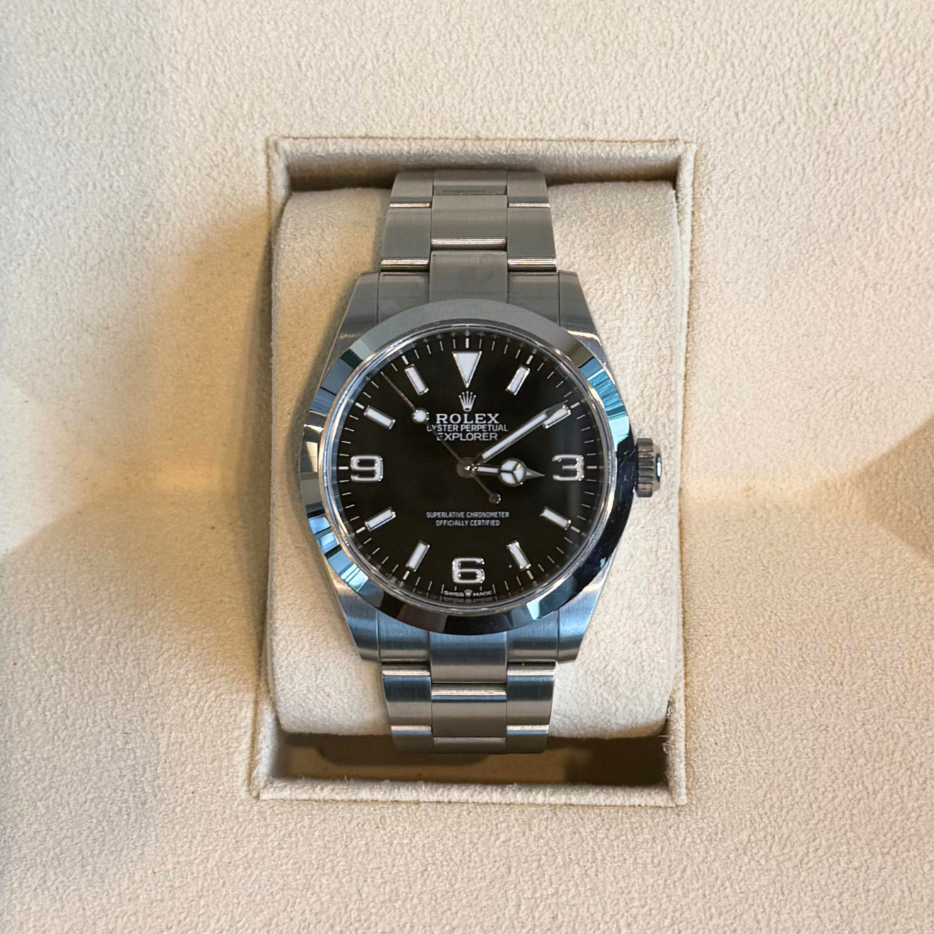 Explorer 40 Black, Oystersteel, 224270