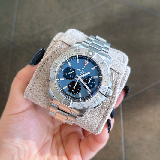 Mens Avenger B01 Chronograph 44 Blue, AB0147101C1A1