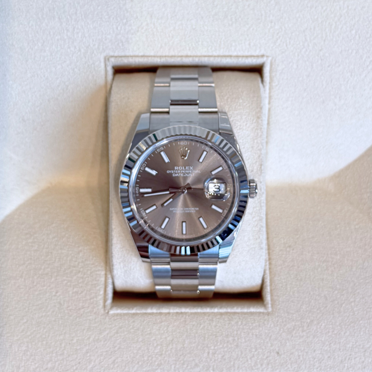 Datejust 41 Slate Oyster, Oystersteel and White gold, 126334