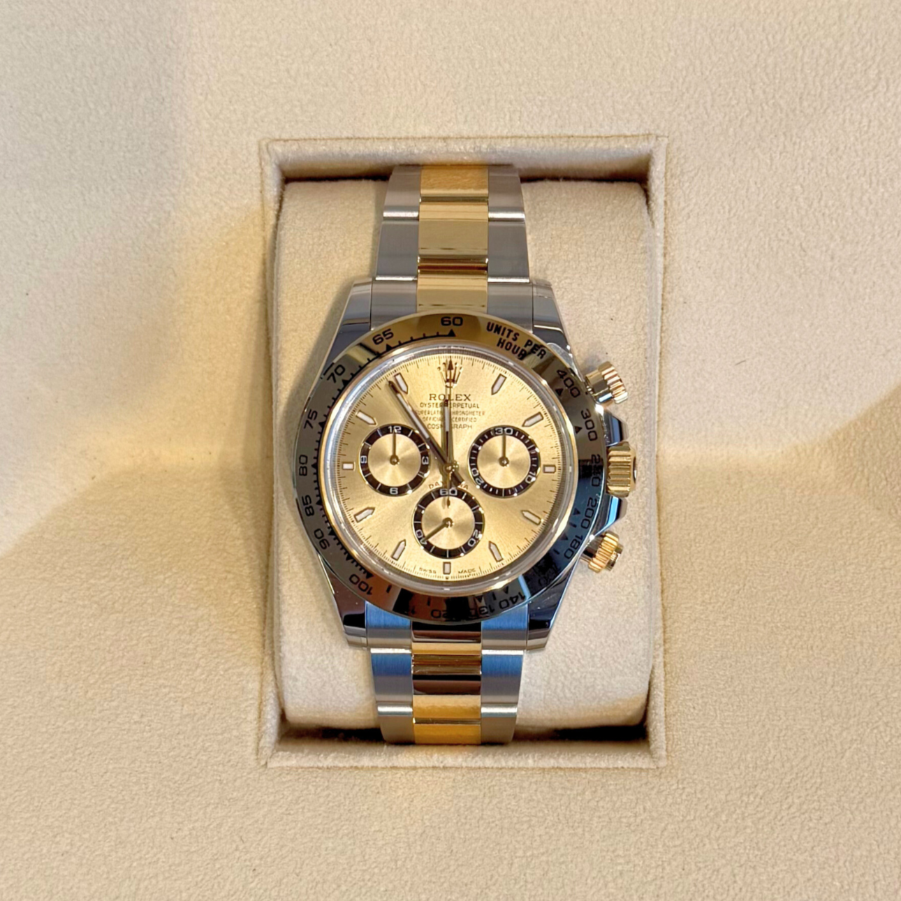 Cosmograph Daytona Golden, Oystersteel and Yellow gold, 126503