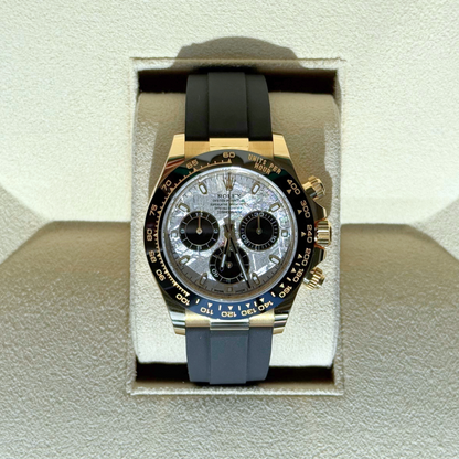 Cosmograph Daytona Oysterflex Meteorite, Yellow gold, 116518LN