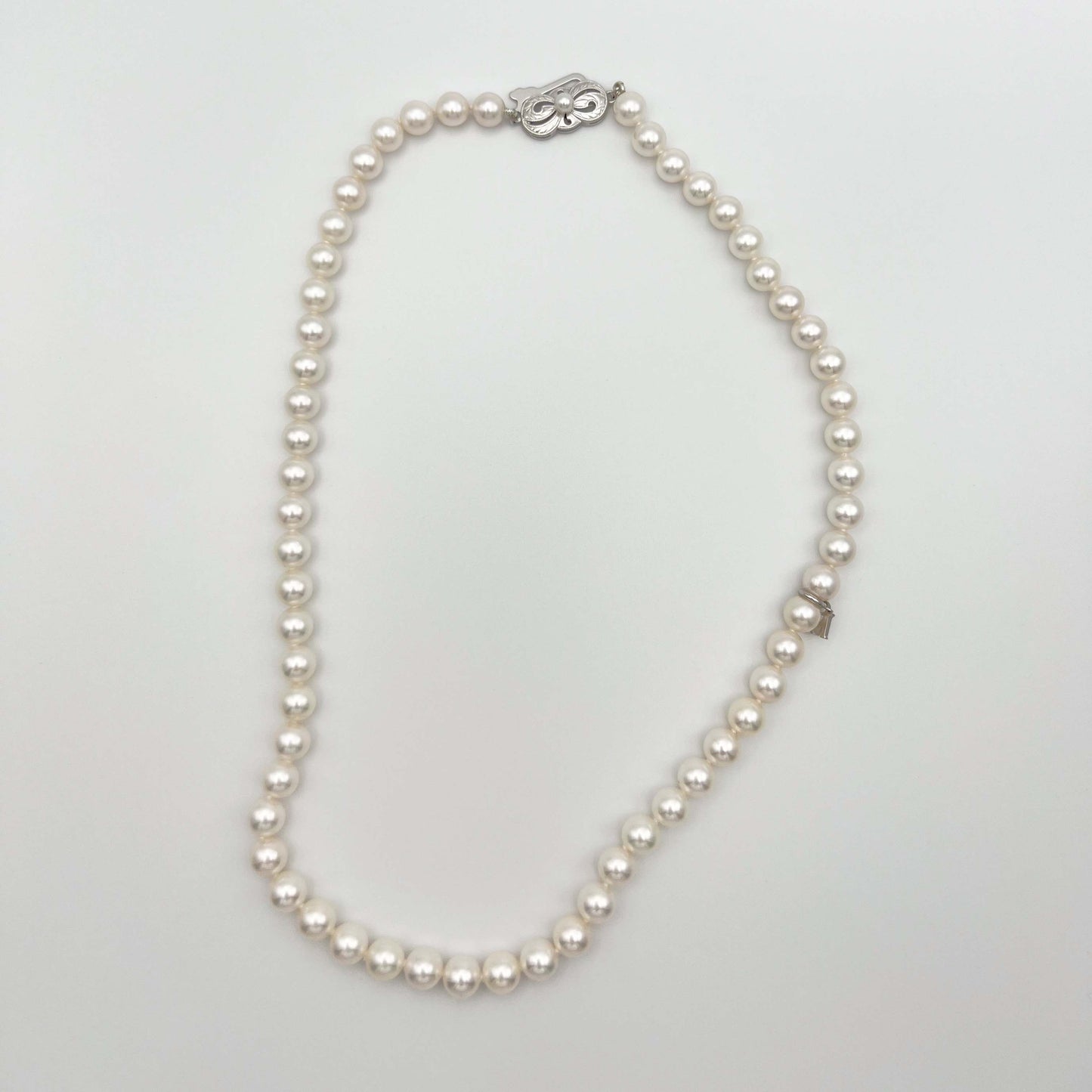 18K Akoya Pearl A+ 6.5-6mm 16" Strand Necklace