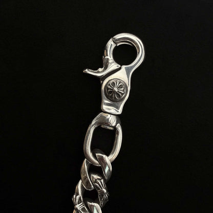 925 Silver Extra Fancy Link Lobster Key Chain